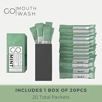 GO Travel Size Mouthwash Packets for Fresh Breath Anywhere