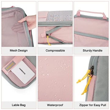 BAGSMART Compression Packing Cubes - Smart Travel Essentials