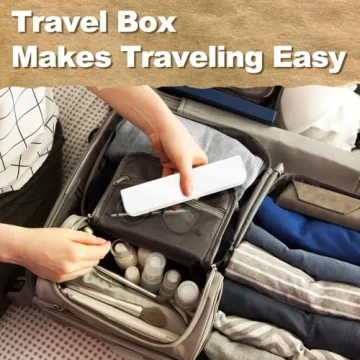 ORALEXIS Electric Toothbrush with Tongue Scraper and 8 Heads