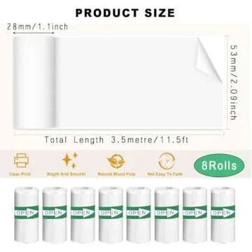 INVISEN Label Maker with 8 Rolls of Continuous Stickers