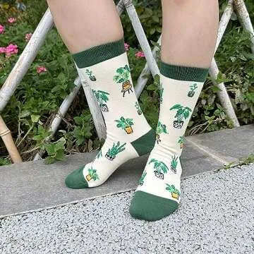 Funny Plant Mom Socks for Enthusiasts and Gardeners