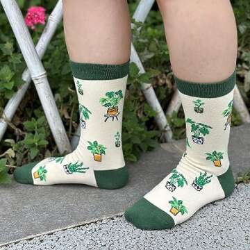 Funny Plant Mom Socks for Enthusiasts and Gardeners