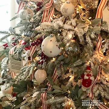 SnoFlock The Original Premium Self-Adhesive Snow Flock Powder with ShimmerSpec - Realistic Instant Snow for Christmas Trees & Decor | Exclusive Formula, Made in USA | 2 Pounds [0.90Kg]