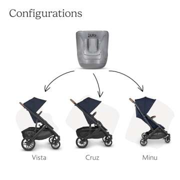 UPPAbaby Cup Holder for Vista, Cruz, Minu Strollers/Quick Attachment/Holds Beverages of Various Sizes/Folds Attached