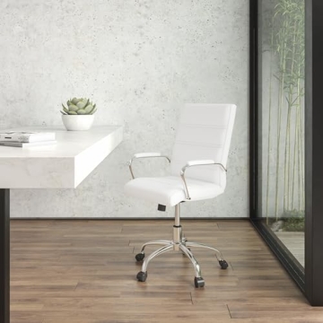 Flash Furniture Mid-Back LeatherSoft Adjustable Office Chair