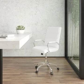 Flash Furniture Mid-Back LeatherSoft Adjustable Office Chair