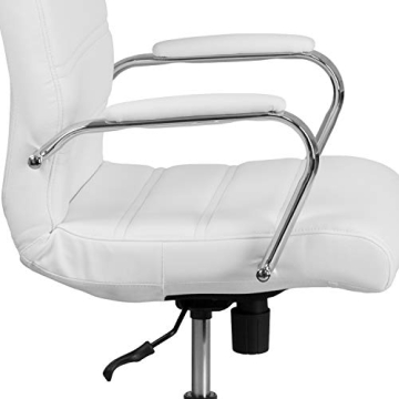 Flash Furniture Mid-Back LeatherSoft Adjustable Office Chair