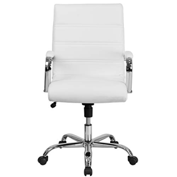 Flash Furniture Mid-Back LeatherSoft Adjustable Office Chair