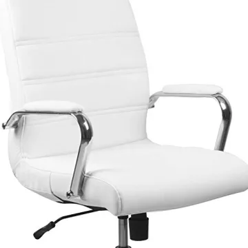 Flash Furniture Mid-Back LeatherSoft Adjustable Office Chair