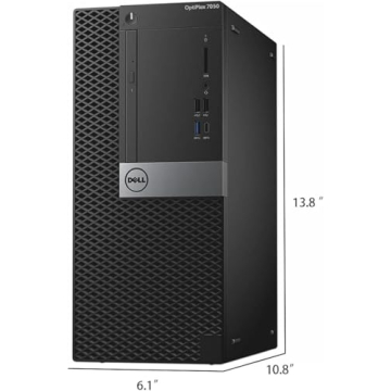 Dell Optiplex 7050 Mini Tower PC with Core i7 and 32GB RAM