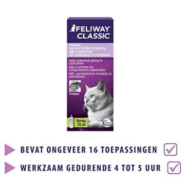 FELIWAY Classic Calming Spray for Happy Cats