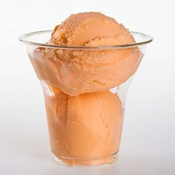 Golden Apple, 9 oz-30ct Clear Plastic Sundae Cups no lids. Disposable Dessert Bowls, Frozen Dessert