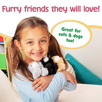 PREXTEX 12 Pack Realistic 6 Inch Plush Kittens for Kids Pets