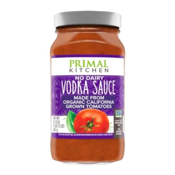 Vegan Primal Kitchen Vodka Sauce – Creamy 24 oz Delight