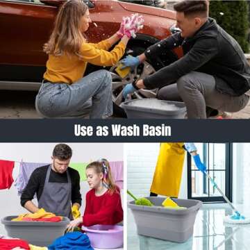 TREKOLOGY Collapsible Picnic Basket - Durable, Portable & Versatile