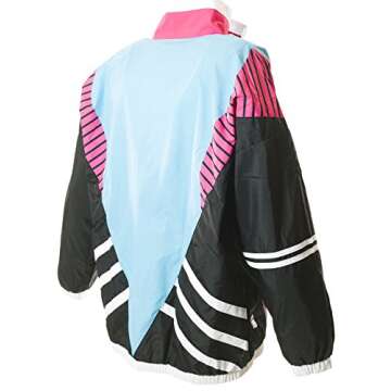 Funny Guy Mugs Retro Neon Windbreaker for Unisex Style