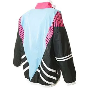 Funny Guy Mugs Retro Neon Windbreaker for Unisex Style