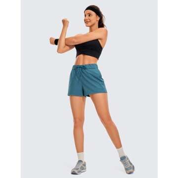 CRZ YOGA Women's Stretch Shorts - Ultimate Comfort & Style