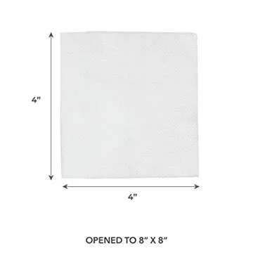 ForPro 4-Ply Silky Gauze Wipes Lint-Free Cleaning Pads 200-Count