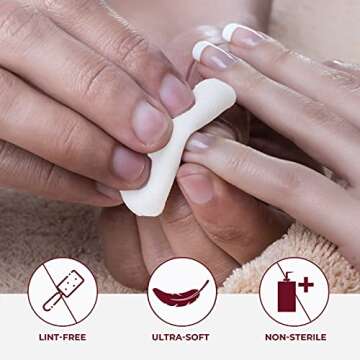 ForPro Professional Collection Lint-Free 4-Ply Silky Gauze Wipes, 100% Lint-Free, Ultra-Soft, for Product Application and Medical Care, 4” x 4”, 200-Count