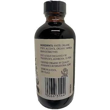 Trader Joe's Pure Bourbon Vanilla Extract - 4 Fl. Oz., 118ml in Plastic Bottle_AB