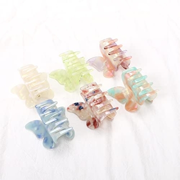 NAISIER Butterfly Hair Clips Set - Colorful and Durable