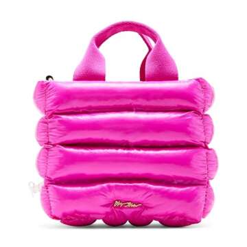 Chic Betsey Johnson Pink Nylon Tote for All Occasions