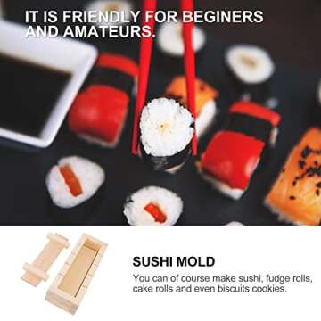 DOITOOL Sushi Making Kit - Quality Wooden Press Mold