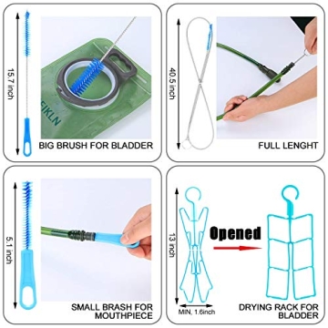 2 Pack Hydration Bladder for Hiking and Camping