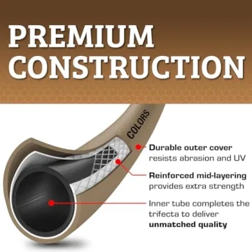 Flexzilla Colors Lead-In Garden Hose 5/8in. x 5ft - Lightweight & Durable for Gardening