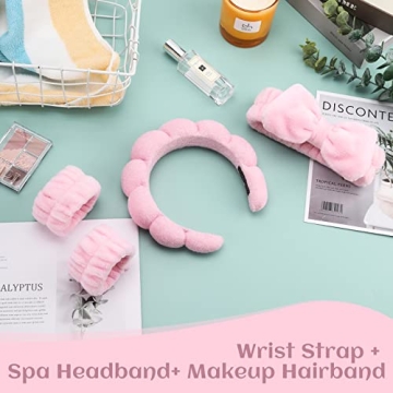 Stylish ATROCH Puffy Spa Headband for Skincare
