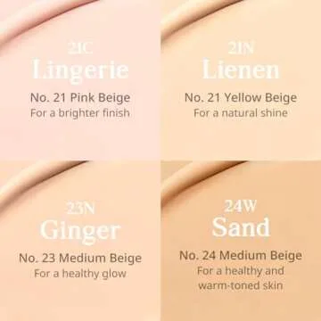 CLIO Kill Cover Mesh Glow Cushion Foundation ([Refill Included] 15g*2, 24W SAND), Glass Skin, Long-Lasting, Lightweight, Buildable Coverage, Glowy Skin Makeup