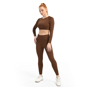 Stylish VALANDY Women's Seamless Gym Sets for Workouts