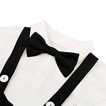 Stylish Baby Boys Bowtie Romper for Special Occasions