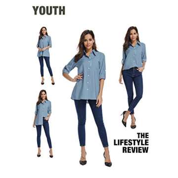 Women's UPF 50 Long Sleeve Sun Protection Shirt - Quick Dry