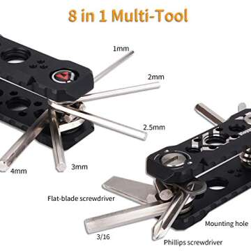 ANDYCINE Srewdriver Multi-Tool Set with Eight Function Tool Set for Camera and Gimbal Accessories