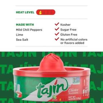 Tajín Clásico Seasoning Rimmer - Zesty Chile Lime Flavor