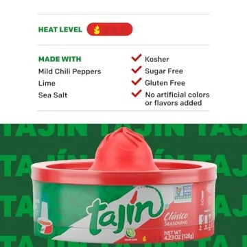 Tajín Clásico Seasoning Rimmer - Zesty Chile Lime Flavor