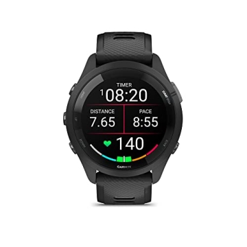 Garmin Forerunner 265 Running Smartwatch with AMOLED Display and Training Insights