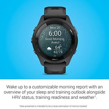 Garmin Forerunner 265 AMOLED Running Smartwatch – Renewed