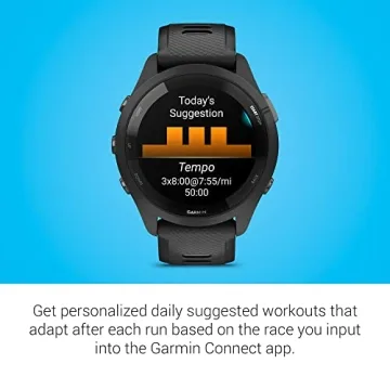 Garmin Forerunner 265 AMOLED Running Smartwatch – Renewed