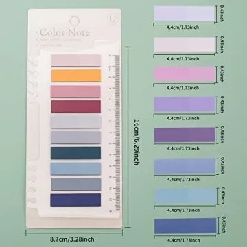 Sticky Book Tabs & Highlighters Set for Readers and Students