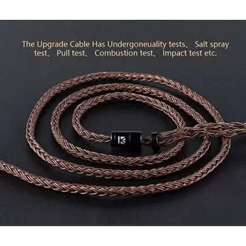 KZ ZS10 PRO 2 Pin IEM Earphone Cable for Pure Audio