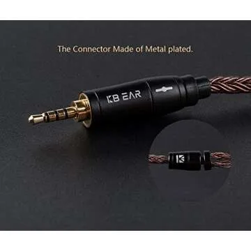 KZ ZS10 PRO 2 Pin IEM Earphone Cable for Pure Audio