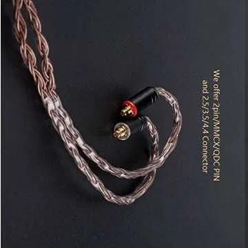 KZ ZS10 PRO 2 Pin IEM Earphone Cable for Pure Audio
