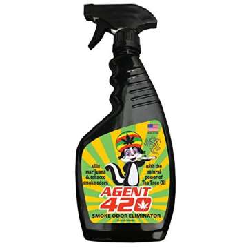 Agent 420-22 oz Odor Destroying Spray for Eliminating Cigarette Smoke or Most Unwanted Odors in Your...