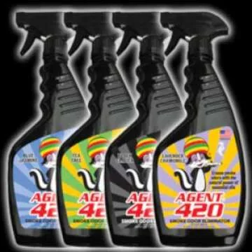 Agent 420-22 oz Odor Destroying Spray for Eliminating Cigarette Smoke or Most Unwanted Odors in Your House, Car or Apartment - Freshen Up The “Place” [Tea Tree Oil]