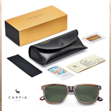 CARFIA Polarized Sunglasses for Men and Women