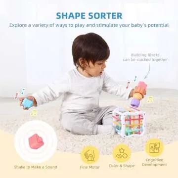 OOOK Montessori Toys for 1 Year Old - Fun Learning Kit