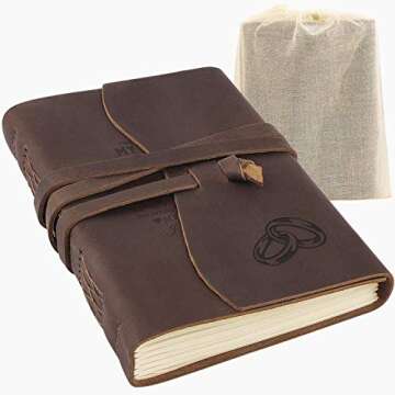 Personalized Leather Journal for Husband - Unique Gift Ideas